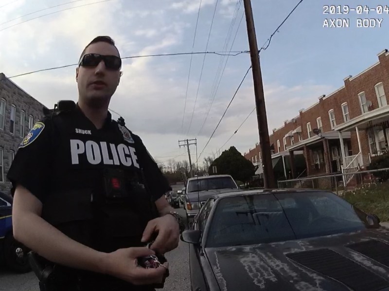 Body Worn Camera Courtesy of Baltimore City Police Department