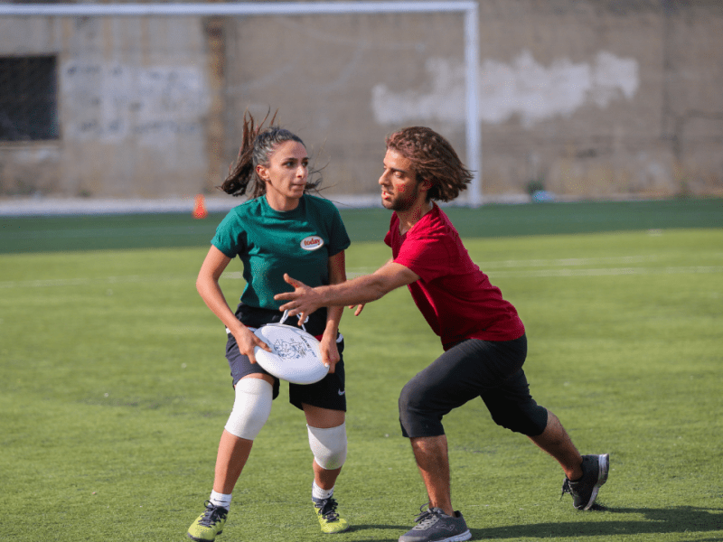 The Ultimate Frisbee players of Palestine